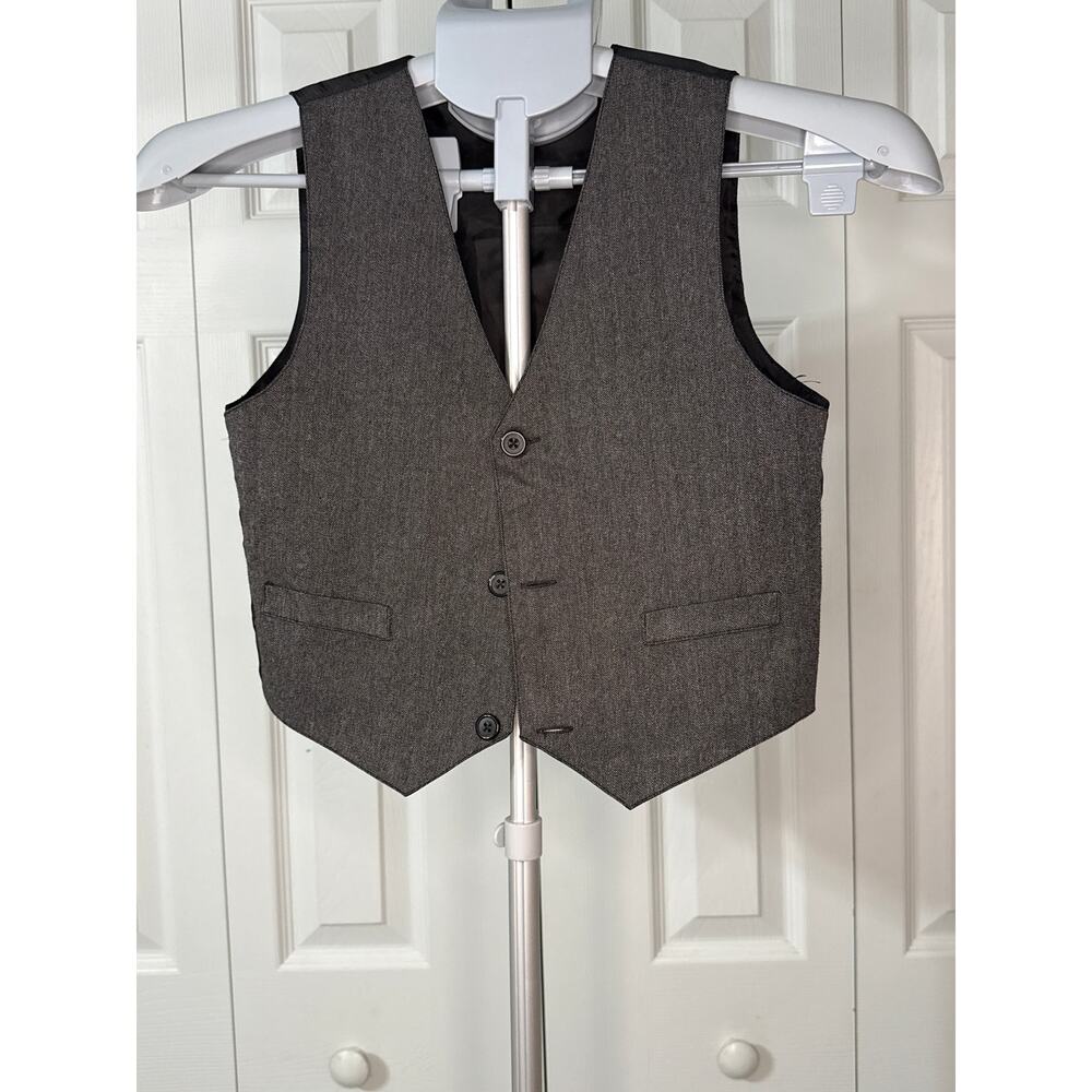 Gray Tailored‎ Vest Classic Formal Boy Wear Size 6R